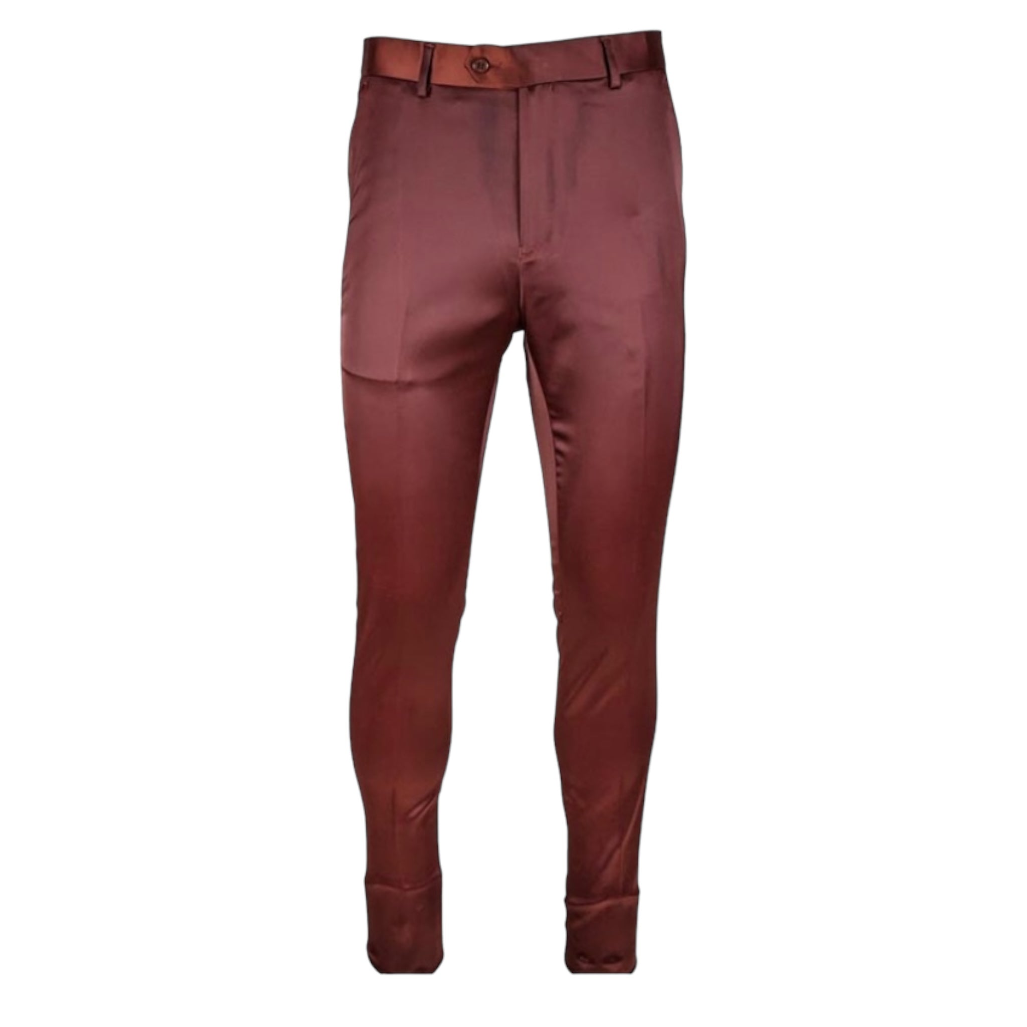 ST PATRICK: Satin Stretch Slim Fit Pants